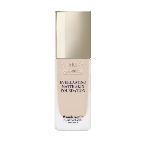 Claresa Care All Day Everlasting Matte Skin Foundation podkład matująco-wygładzający 03 Vanilla 32ml