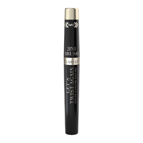 Claresa Let's Twist Again Length & Volume Mascara tusz do rzęs wydłużająco-pogrubiający Black 7g