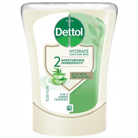 Dettol Antybakteryjne mydło w płynie wkład do bezdotykowego aplikatora Aloes i Witamina E 250ml