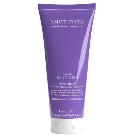 Farmavita Amethyste Cool Blonde maska do włosów siwych i rozjaśnianych 250ml
