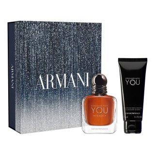 Giorgio Armani Stronger With You Intensely zestaw woda perfumowana spray 50ml + żel pod prysznic 75ml