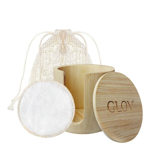 Glov Bamboleo płatki bambusowe 7szt + siatka do prania 1szt + organizer bambusowy 1szt