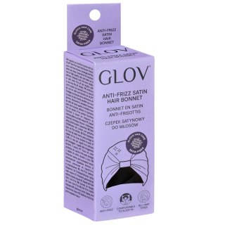 Glov Czepek satynowy chroniący kręcone i stylizowane włosy przed tarciem i puszeniem Black
