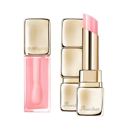 Guerlain Glow & Balm zestaw koloryzujący balsam do ust 258 Rose Glow 3.2g + koloryzujący olejek do ust 258 Rose Glow 9.5ml