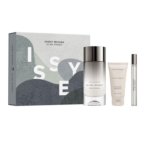 Issey Miyake Le Sel D'Issey zestaw woda perfumowana spray 100ml + żel pod prysznic 50ml + woda perfumowana spray 10ml