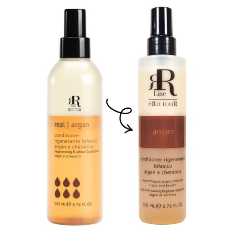 RR Line Argan Star Odżywka dwufazowa arganowa z keratyną 200ml