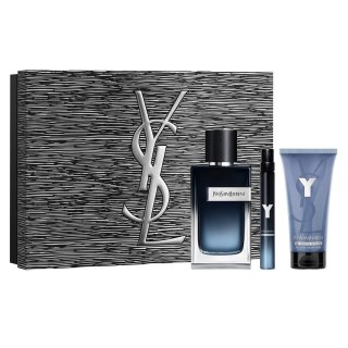 Yves Saint Laurent Y Pour Homme zestaw woda perfumowana spray 60ml + żel pod prysznic 50ml + miniatura wody perfumowanej spray 10ml