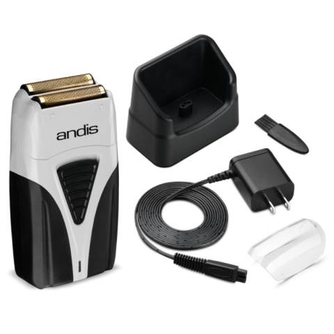 Andis ProFoil Shaver Plus Profesjonalna Golarka do Golenia Brody Bezprzewodowa TS-2 + Baza