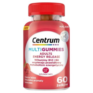 Centrum MultiGummies Adults Energy Release suplement diety 60 żelków