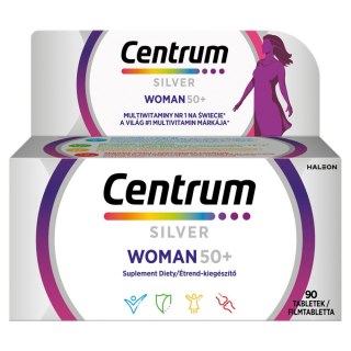 Centrum Silver Woman 50+ multiwitaminy dla kobiet suplement diety 90 tabletek