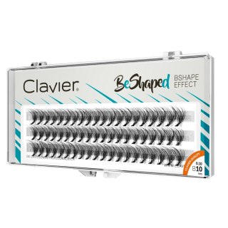 Clavier BeShaped jedwabne kępki rzęs skręt B 10D 10mm