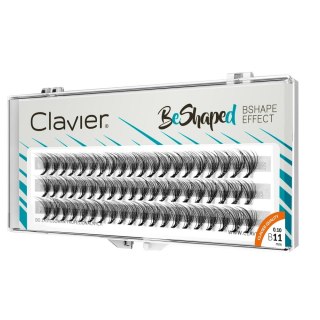 Clavier BeShaped jedwabne kępki rzęs skręt B 10D 11mm