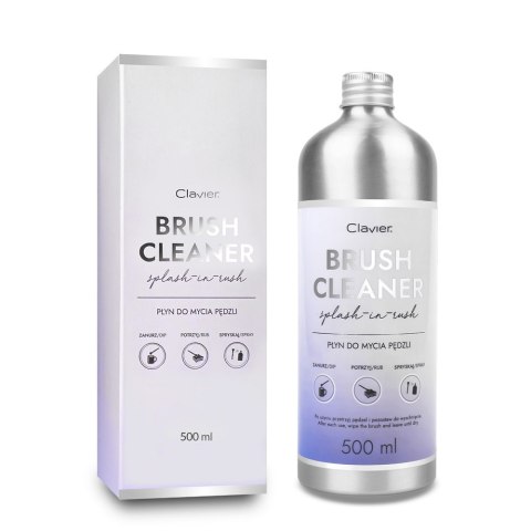 Clavier Brush Cleaner płyn do mycia pędzli 500ml