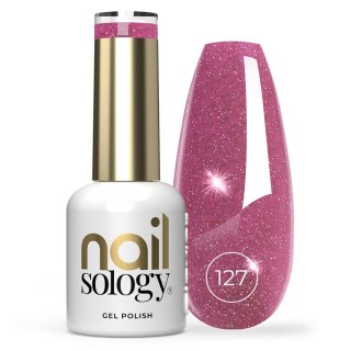 Clavier Nailsology lakier hybrydowy z brokatem 127 Super Violet 8ml
