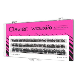 Clavier Wide Du2o kępki rzęs skręt C o objętości 36D 10-12-14mm