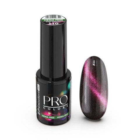Excellent PRO Pro Colors Hema Free CatEye lakier hybrydowy 110 Ruby Gravity 7g