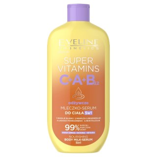 Eveline Cosmetics Super Vitamins odżywcze mleczko-serum do ciała 5w1 350ml