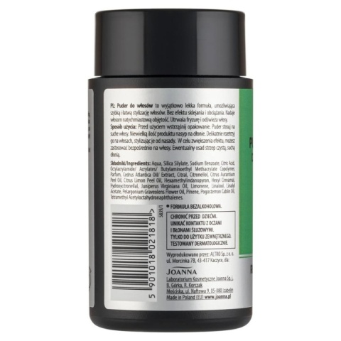 Joanna Styling Effect Puder do Włosów 10g