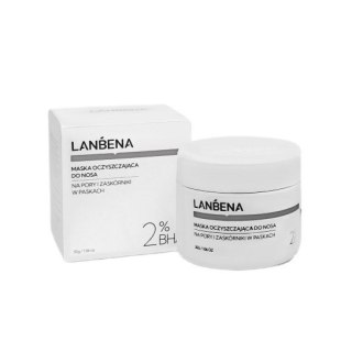 Lanbena 2%BHA maska oczyszczająca do nosa na pory i zaskórniki w paskach 30g