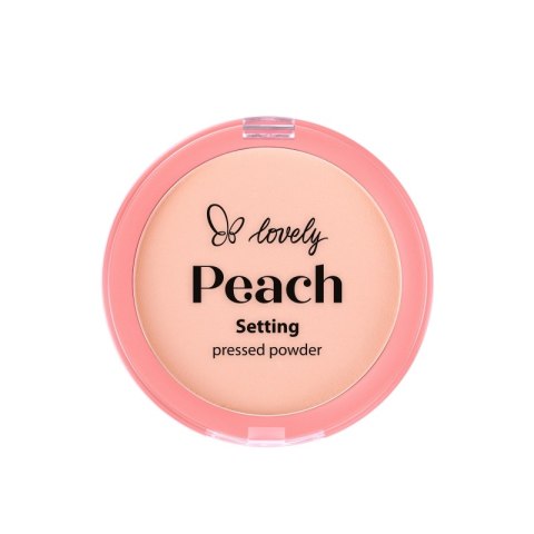 Lovely Peach Setting Pressed Powder półtransparentny prasowany puder 7.5g