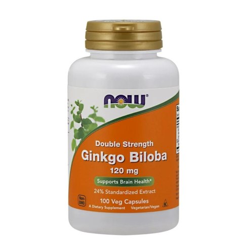 Now Foods Gingko Biloba miłorząb japoński suplement diety 100 kapsułek