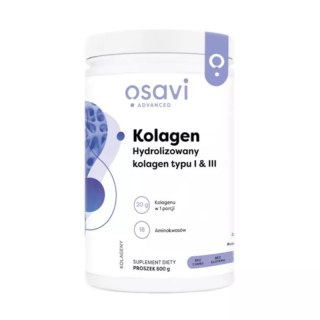 Osavi Kolagen hydrolizowany typu I & III suplement diety 600g