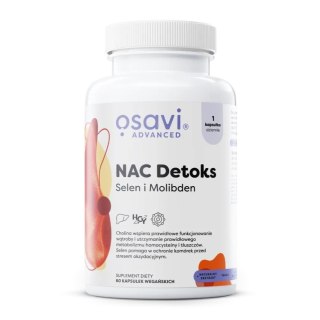 Osavi NAC Detoks Selen i Molibden suplement diety 60 kapsułek