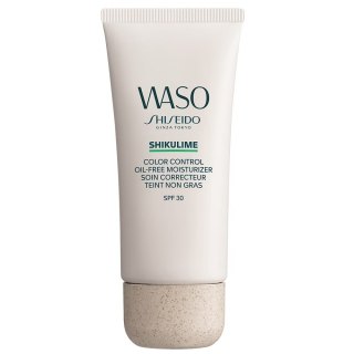 Shiseido Waso Shikulime Color Control Oil-Free Moisturizer SPF30 beztłuszczowy koloryzujący krem nawilżający 50ml