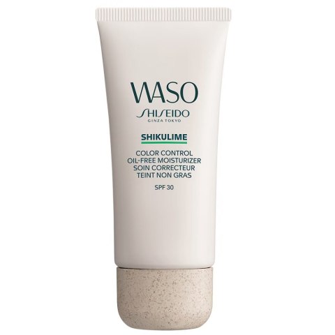 Shiseido Waso Shikulime Color Control Oil-Free Moisturizer SPF30 beztłuszczowy koloryzujący krem nawilżający 50ml