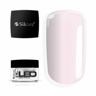 Silcare High Light Led Gel średniogęsty jednofazowy żel do paznokci Pink 30g