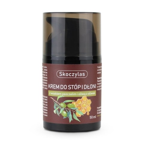 Skoczylas Krem do stóp i dłoni z woskiem pszczelim i oliwą z oliwek 50ml