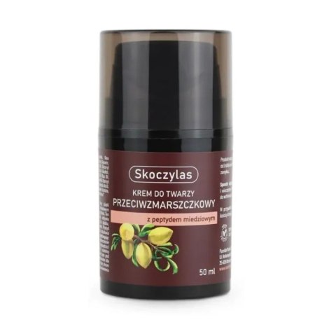 Skoczylas Krem do twarzy przeciwzmarszczkowy z peptydem miedziowym 50ml