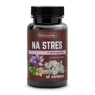 Skoczylas Na Stres ashwagandha + szafran + kozłek lekarski suplement diety 60 kapsułek
