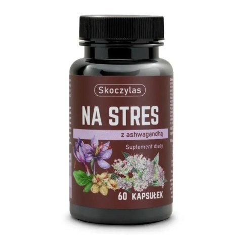 Skoczylas Na Stres ashwagandha + szafran + kozłek lekarski suplement diety 60 kapsułek