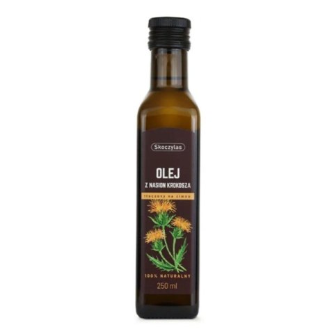 Skoczylas Olej z nasion krokosza barwierskiego tłoczony na zimno 250ml