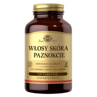 Solgar Włosy Skóra Paznokcie suplement diety 120 tabletek