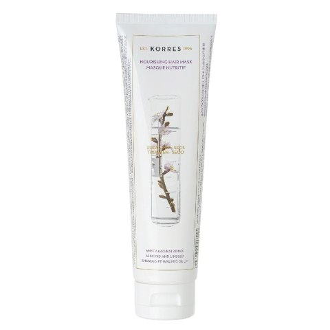 Korres Nourishing Hair Mask maska do włosów suchych i zniszczonych z wyciągiem z migdałów i olejem lnianym 125ml