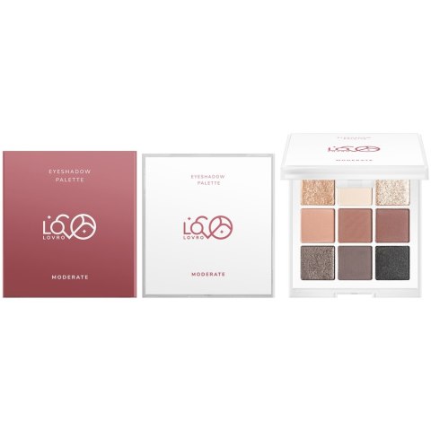 LOVRO Moderate Eyeshadow Palette paleta cieni do powiek 8g
