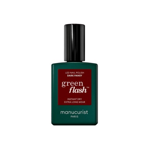 Manucurist Green Flash Nail Polish lakier do paznokci Dark Pansy 15ml