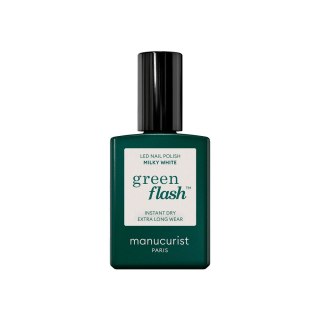 Manucurist Green Flash Nail Polish lakier do paznokci Milky White 15ml