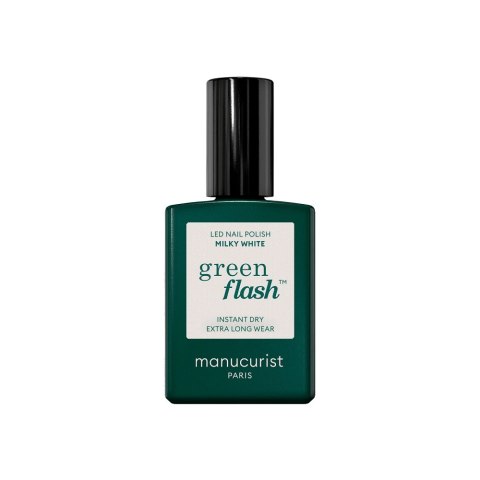 Manucurist Green Flash Nail Polish lakier do paznokci Milky White 15ml