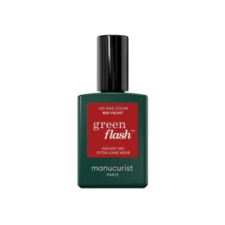 Manucurist Green Flash Nail Polish lakier do paznokci Red Velvet 15ml