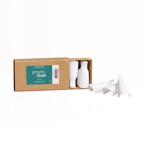 Manucurist Green Flash Removal Clips klipsy do usuwania lakierów 5szt