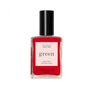 Manucurist Green Nail Polish lakier do paznokci Poppy Red 15ml