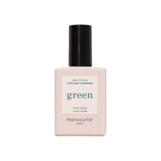 Manucurist Green Top Coat Sunshine nabłyszczający lakier nawierzchniowy 15ml
