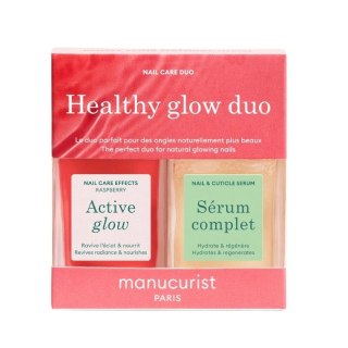 Manucurist Healthy Glow Duo zestaw pielęgnacyjny do paznokci 2x15ml
