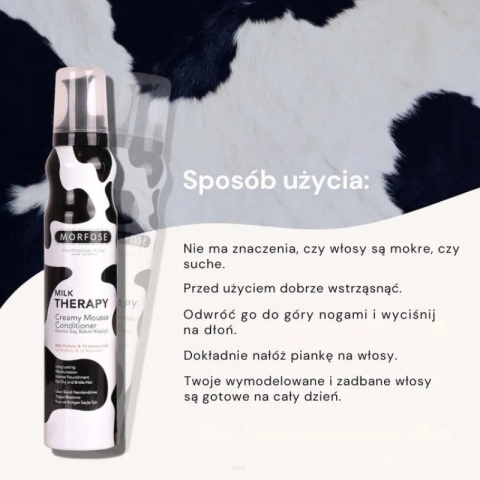 Morfose Milk Therapy Odżywka w Piance Mleczna 200ml