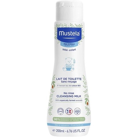 Mustela No Rinse Cleansing Milk mleczko oczyszczające 200ml