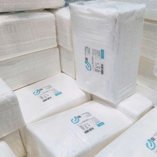 Ręcznik włókninowo-celulozowy w płatach, perforowany EXTRA, medyczny 70x50 100szt