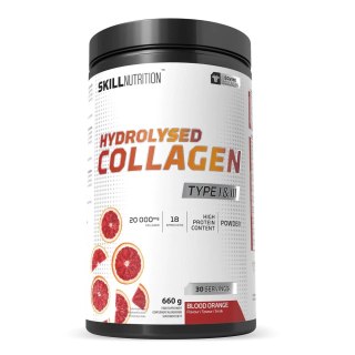 Skill Nutrition Hydrolysed Collagen Type I & III suplement diety w proszku Blood Orange 660g